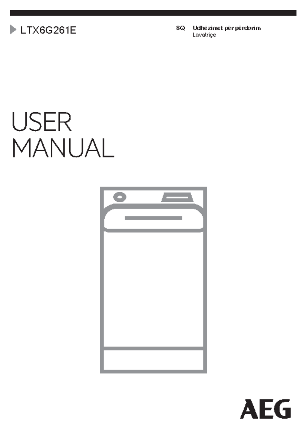 937133 um SQ - dsdasd - USER MANUAL SQ Udhëzimet për përdorim LTX6G261E ...
