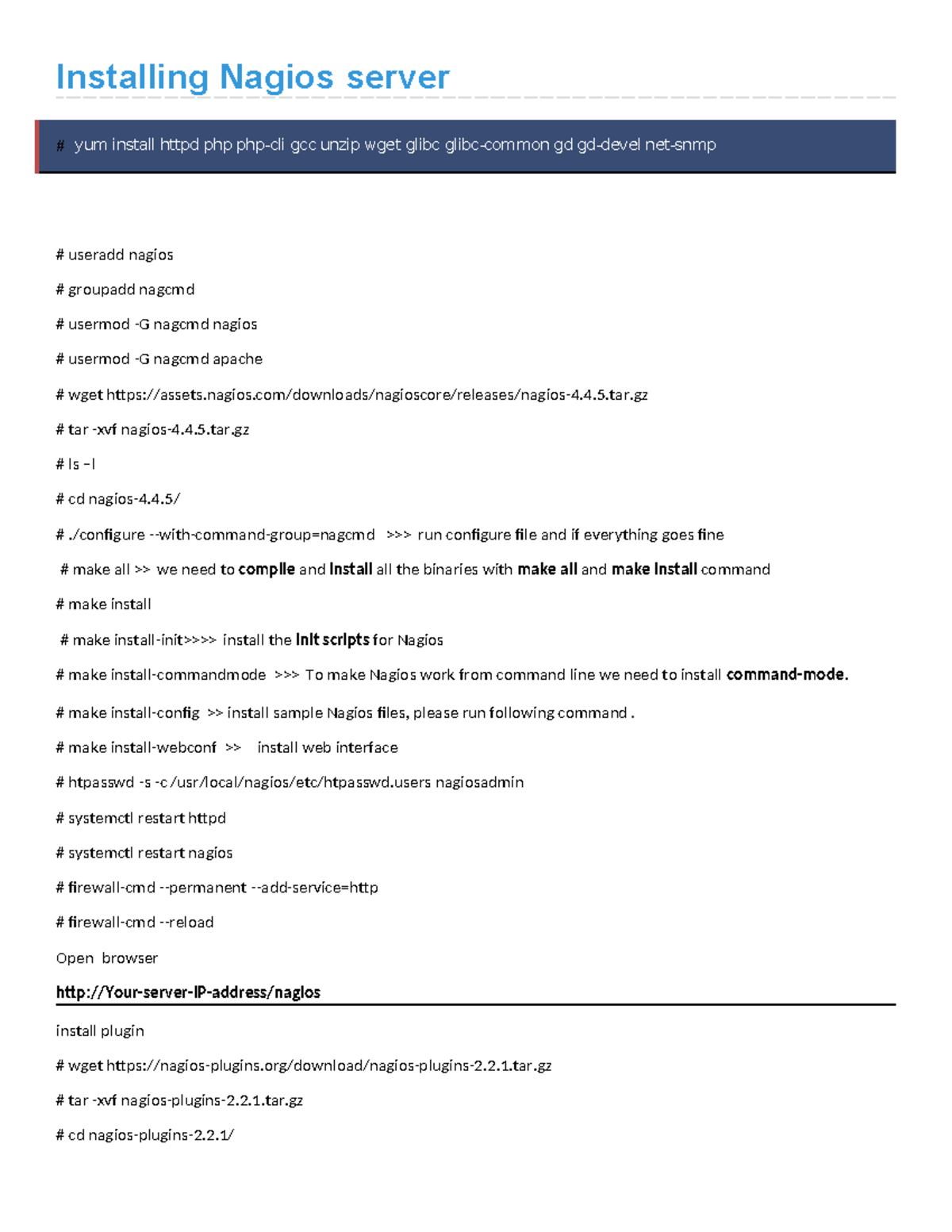 Installing Nagios Server: Step-by-Step Guide for Setup and ...
