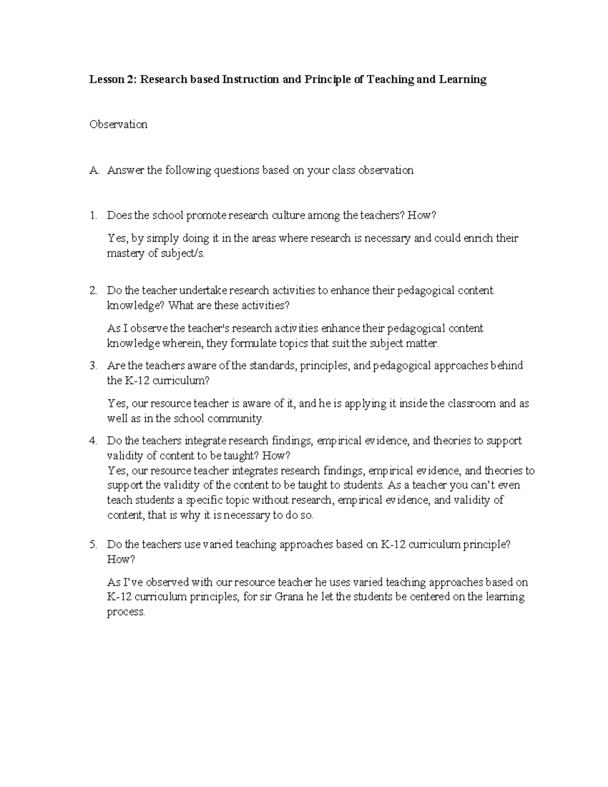 FS 1 Chapter 1 Lesson 3: Harnessing ICT for Teaching and Learning - Studocu