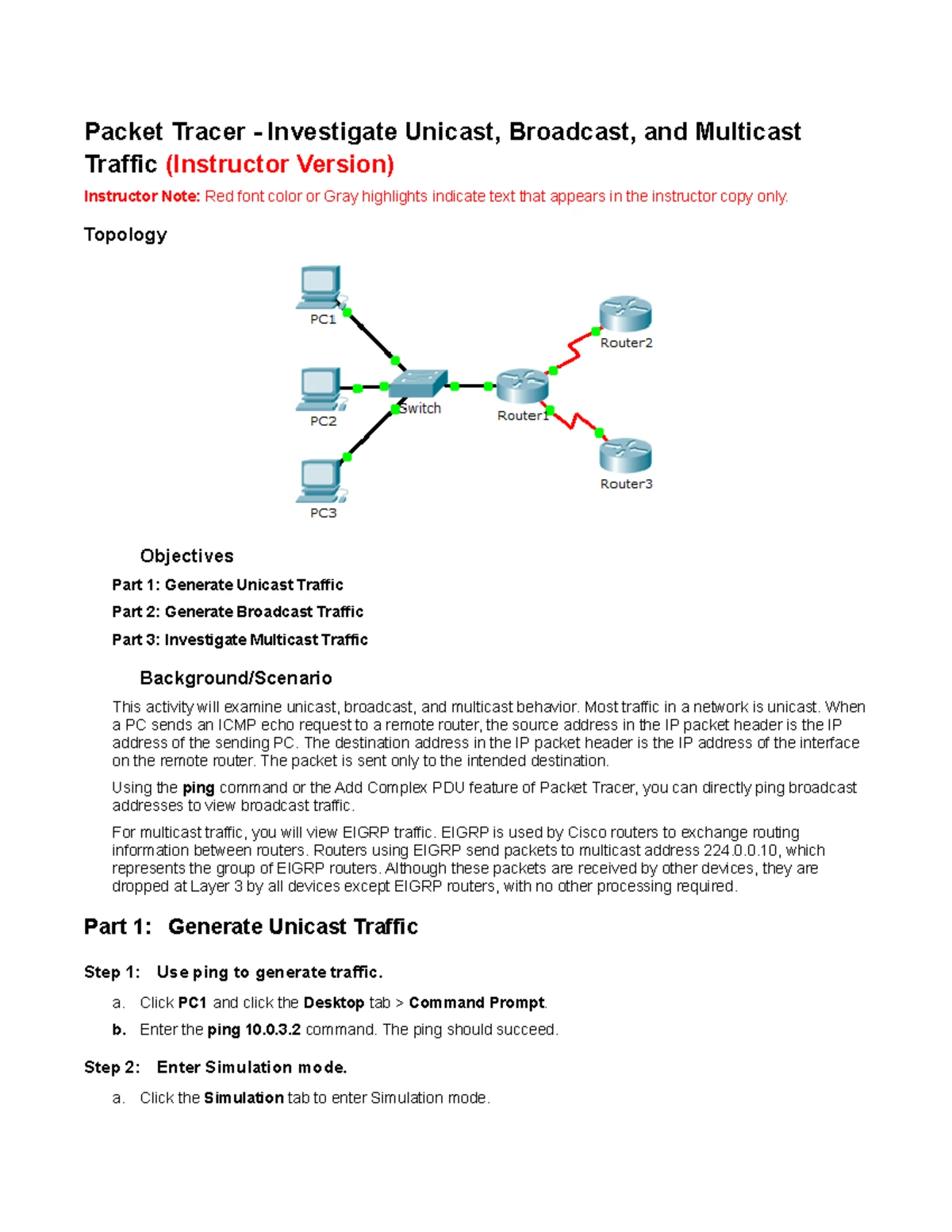 19-Packet Tracer - Packet Tracer – Troubleshooting GRE Topology ...