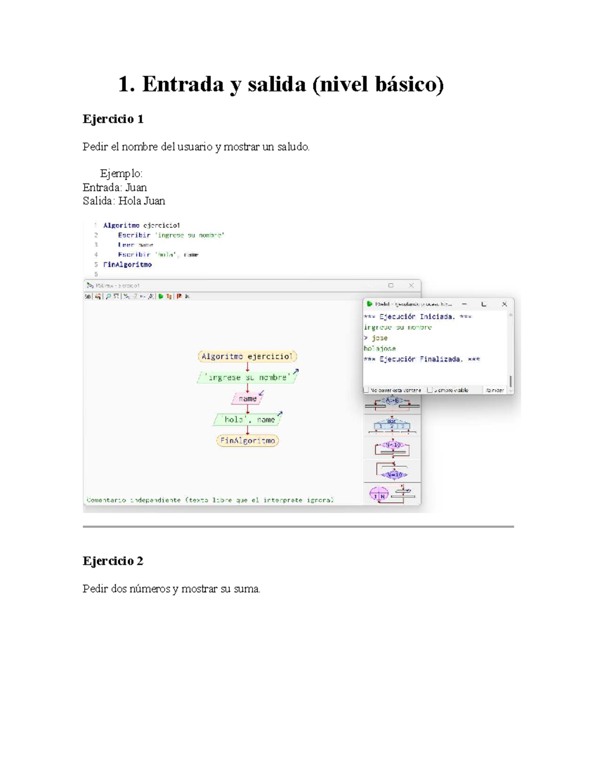 Ejercicios Propuestos Nivel Básico - Programación Introductoria - Studocu