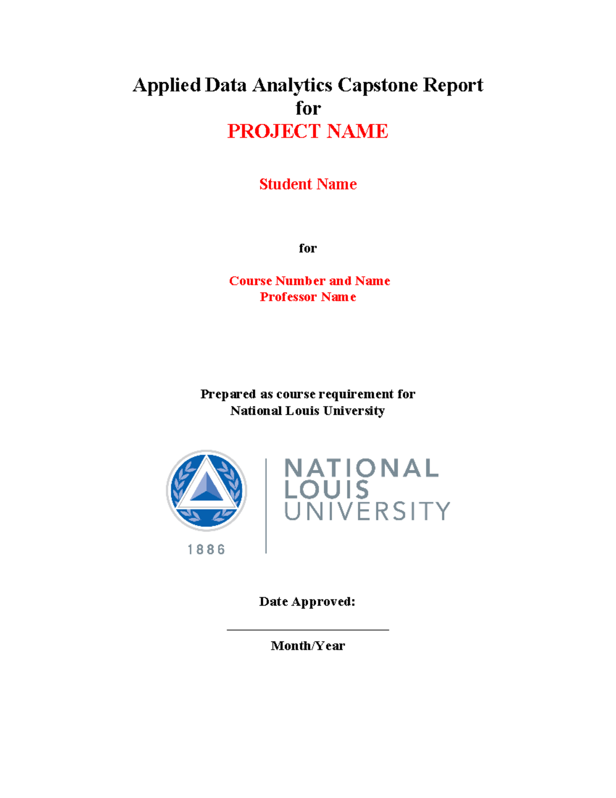 Applied Data Analytics Capstone Report for Course XYZ 123 - Studocu