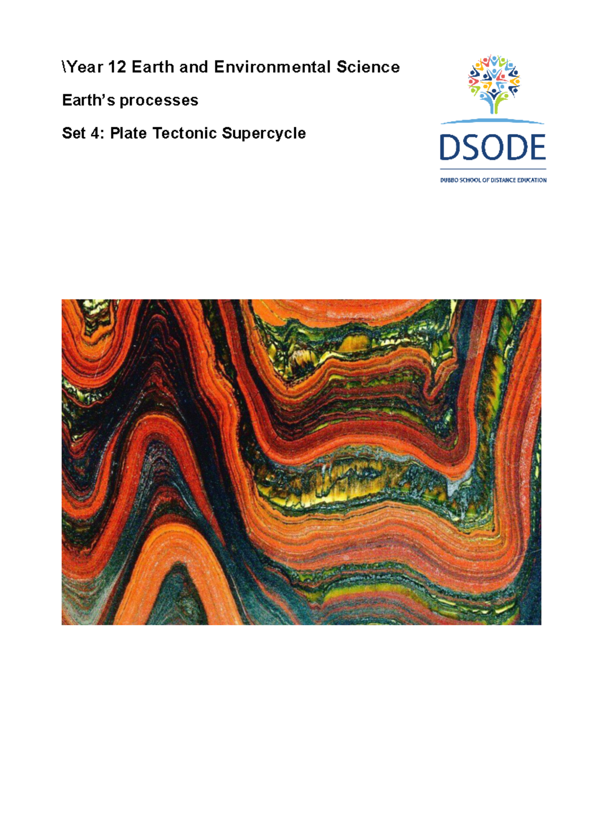 Earth and Environmental Science 12: Plate Tectonic Supercycle Insights ...