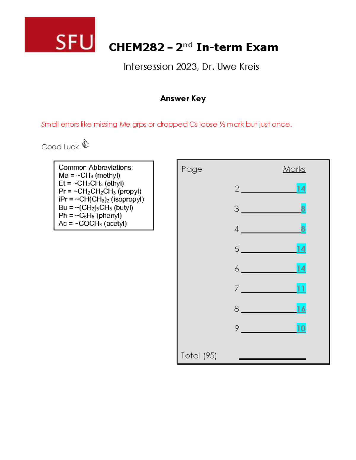 C282 Intersession 2023 2nd Exam Answer Key and Corrections - Studocu