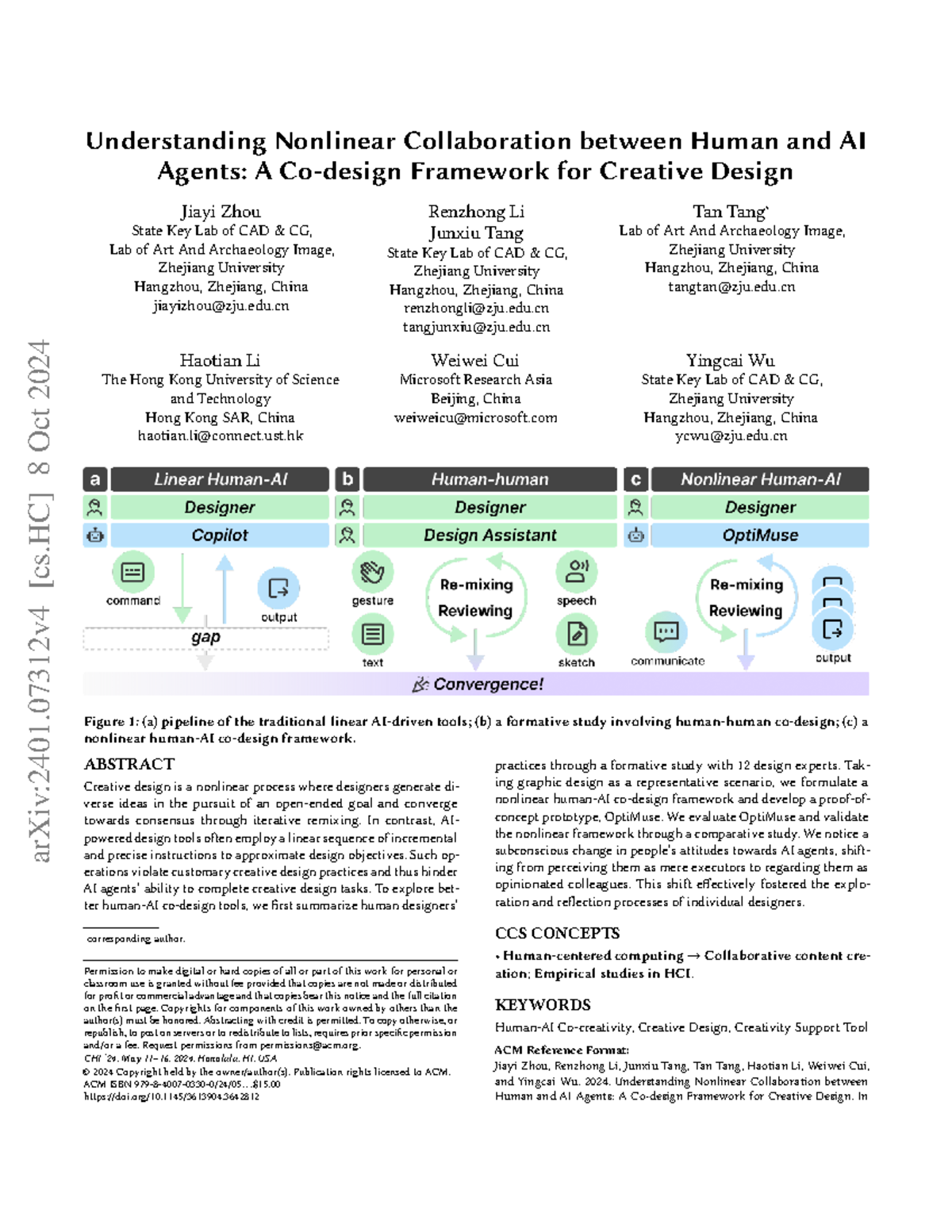 Understanding Nonlinear Collaboration in Creative Design: A Framework ...