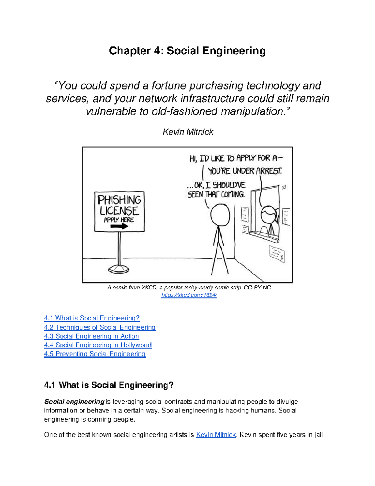 Chapter 4: Understanding Social Engineering Techniques and Prevention ...