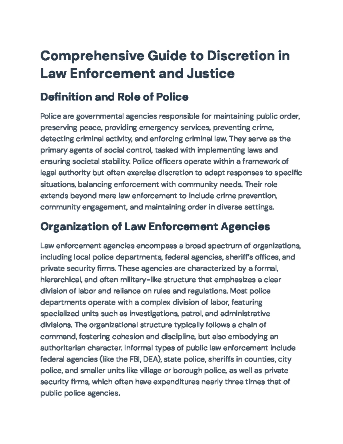 Comprehensive Guide to Law Choices: Equality & Discretion in Sentencing ...