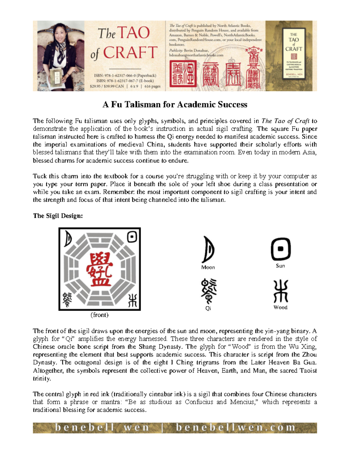 Crafting a Fu Talisman for Academic Success: A Guide to Sigil Use - Studocu