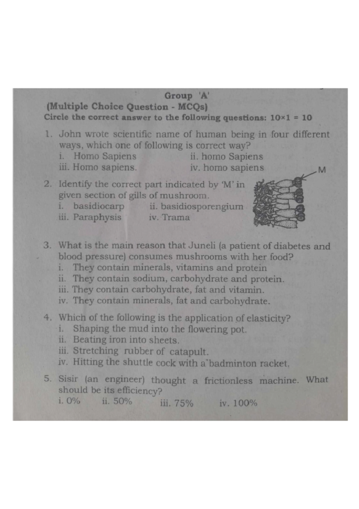 Veda file-1 - MCQ question - Group (Multiple Choice Question MCQs ...