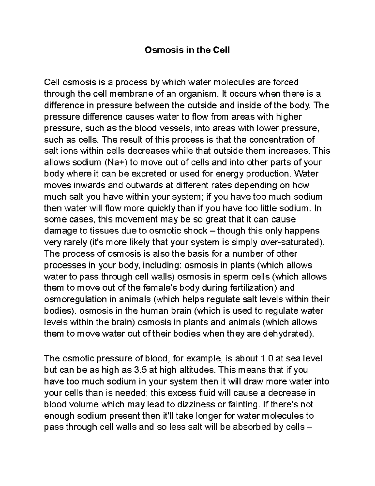 Cell Communication - This essay thoroughly explains how cells ...