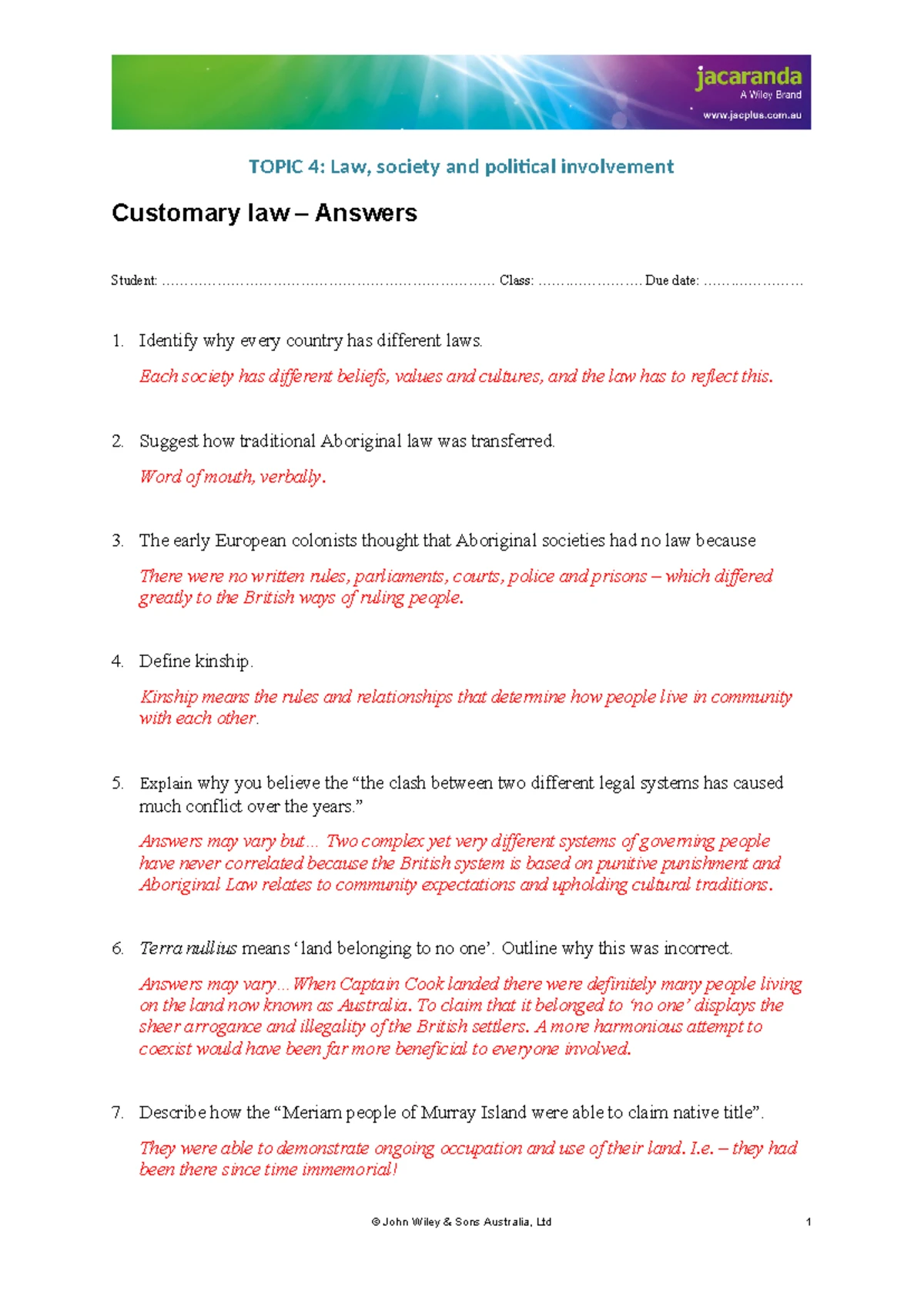 Business Studies HSC Exam 2012 - Comprehensive Review Guide - Studocu