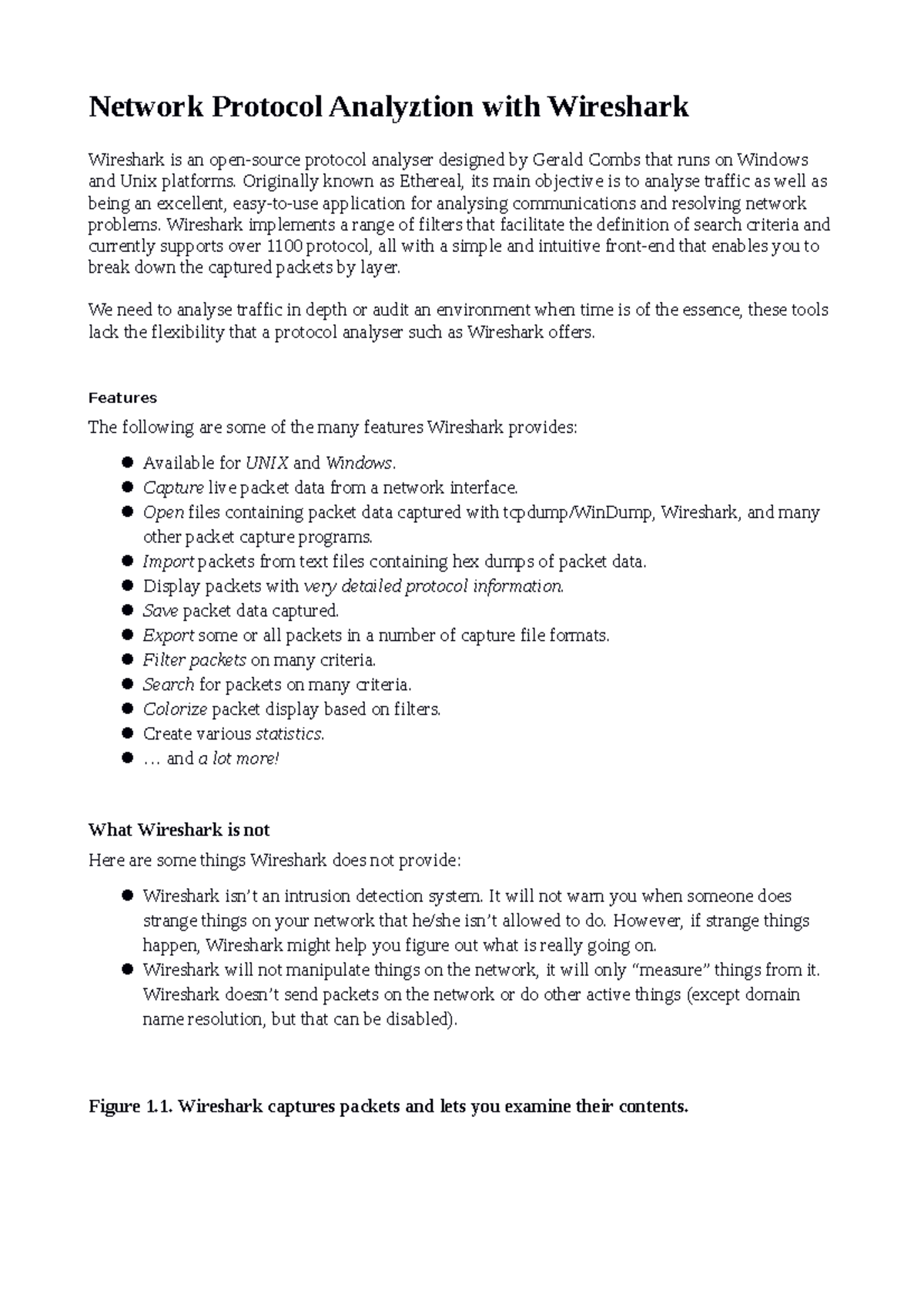 Case Study: Understanding Network Analysis with Wireshark Software ...
