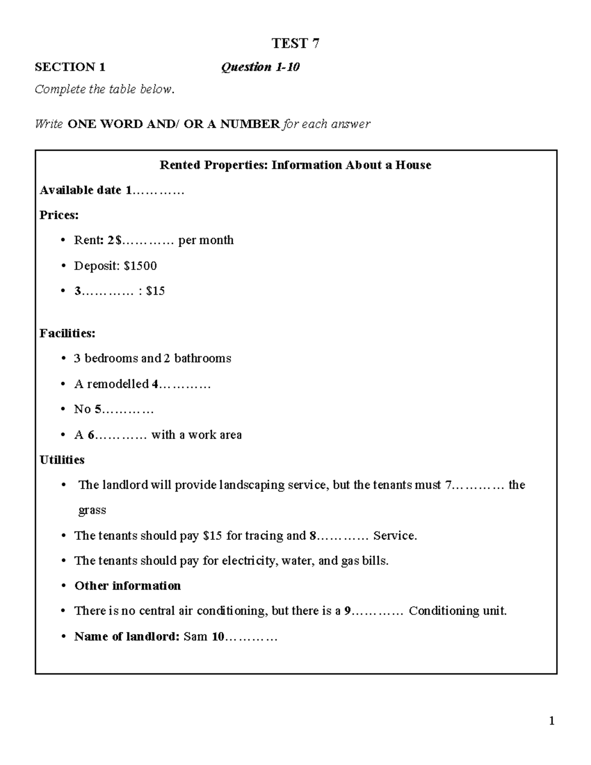 Test 7 Listening Comprehension Questions and Answers - Studocu