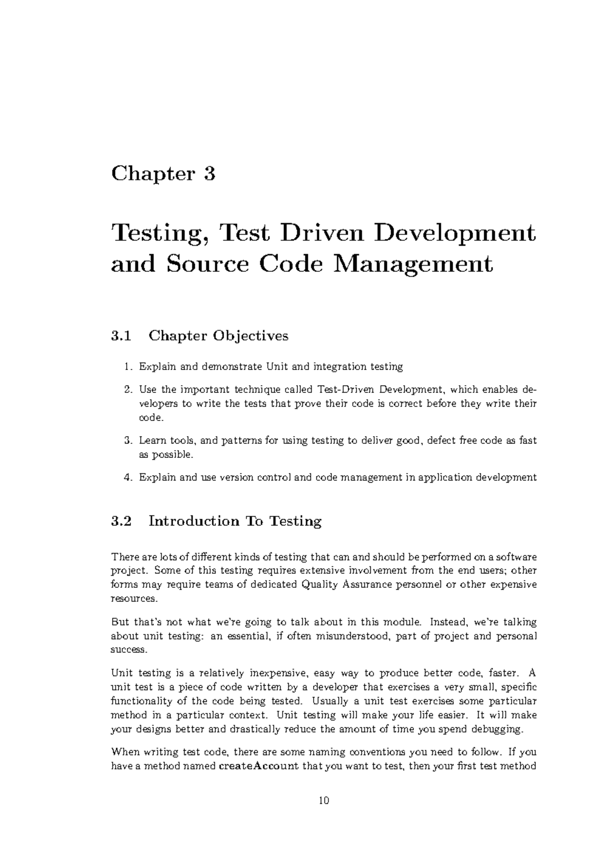 Chapter 3: Test-Driven Development (TDD) and Unit Testing Techniques ...