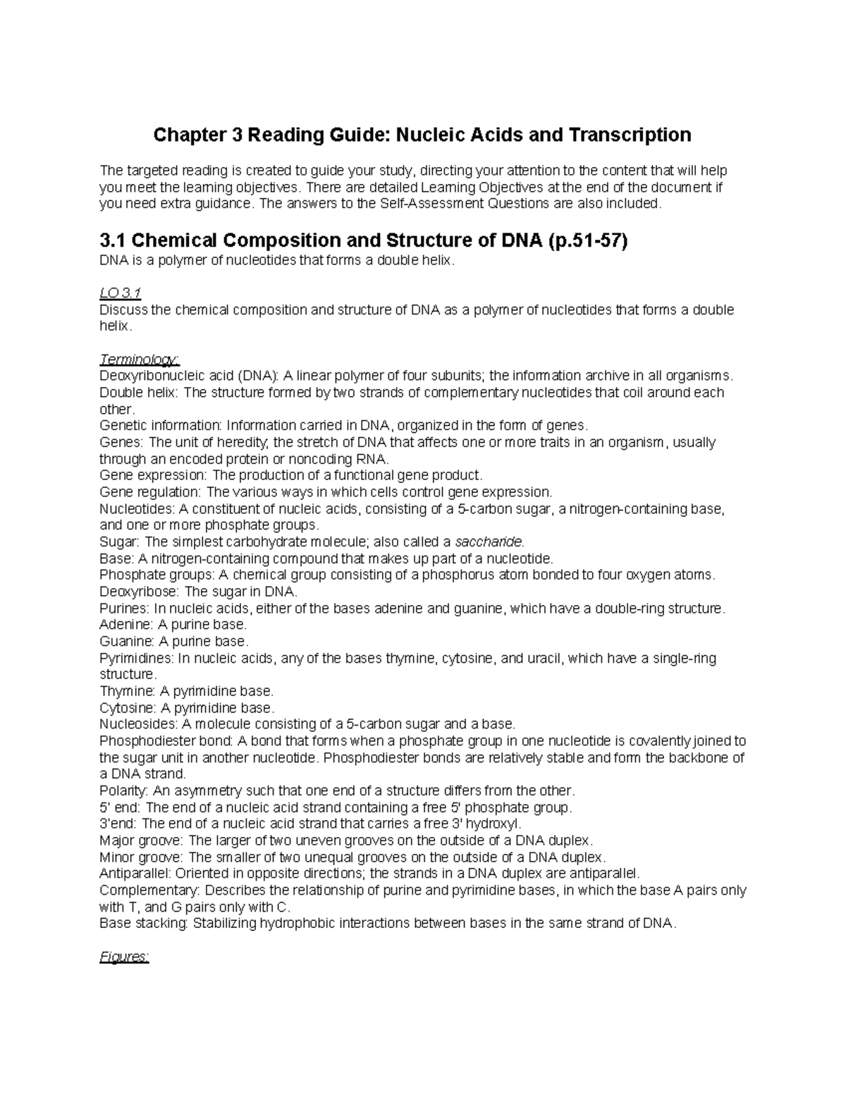 Ch 1 reading guide - Chapter 1 Reading Guide: Life: Chemical, Cellular ...