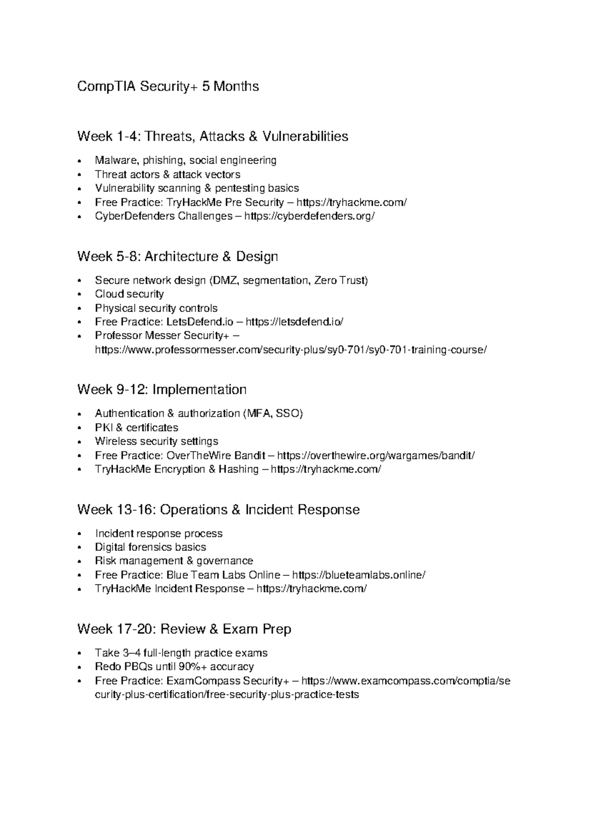 CompTIA Security+ Study Notes: Threats, Attacks & Vulnerabilities - Studocu