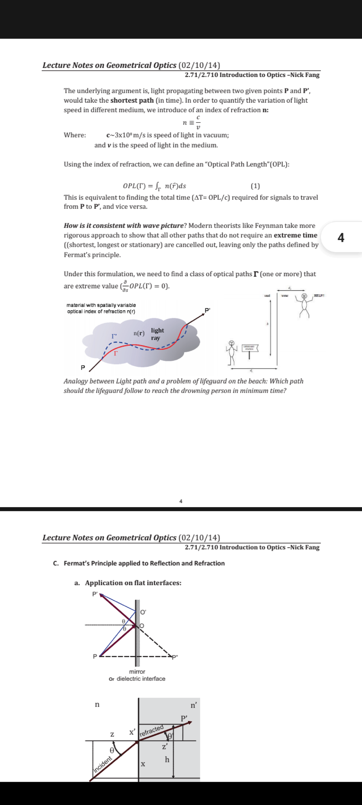 PDF Phoenix 20250127 175824 - Lecture Notes on Geometrical Optics ...
