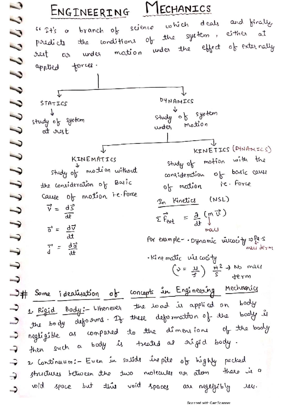 Engineering Mechanics (EM) Overview: Statics, Dynamics, and Kinetics ...