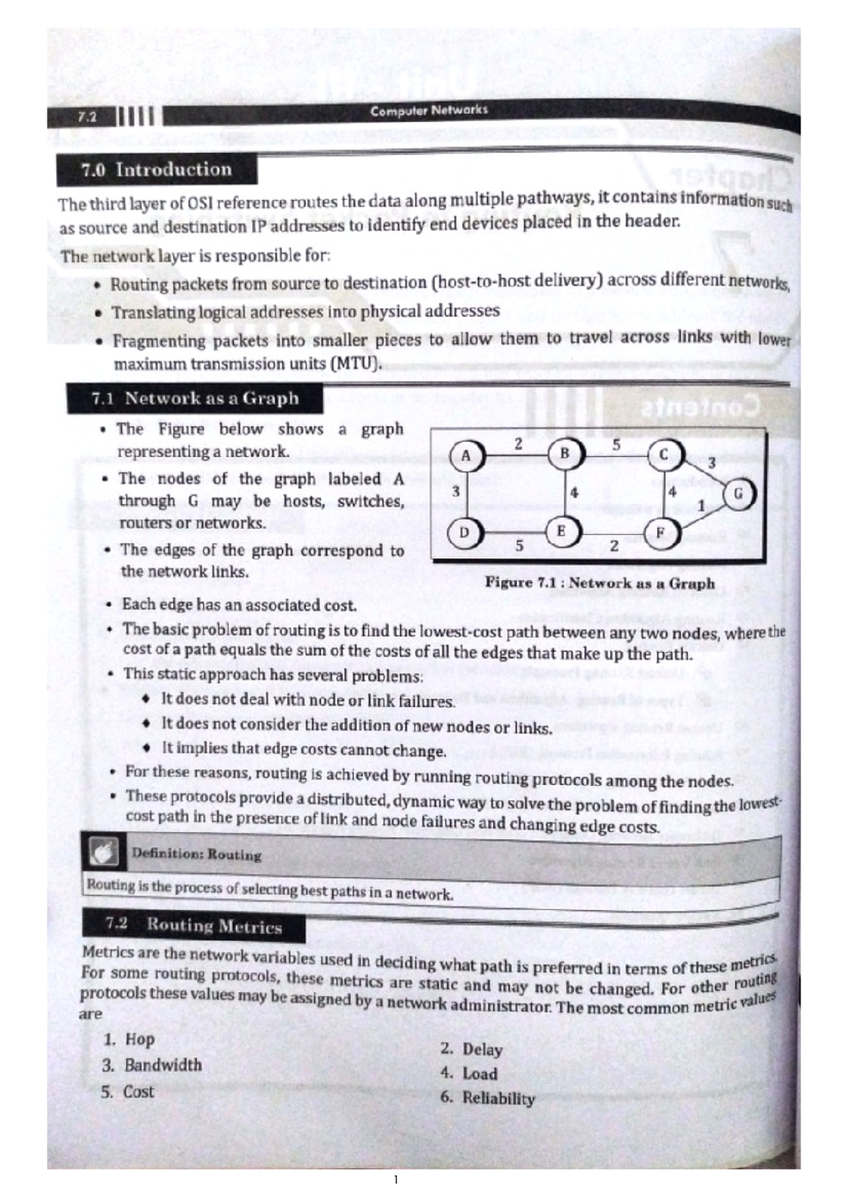 Cn unit 3 chapter 7 notes - 7 Computer Networks 7 Introduction The ...