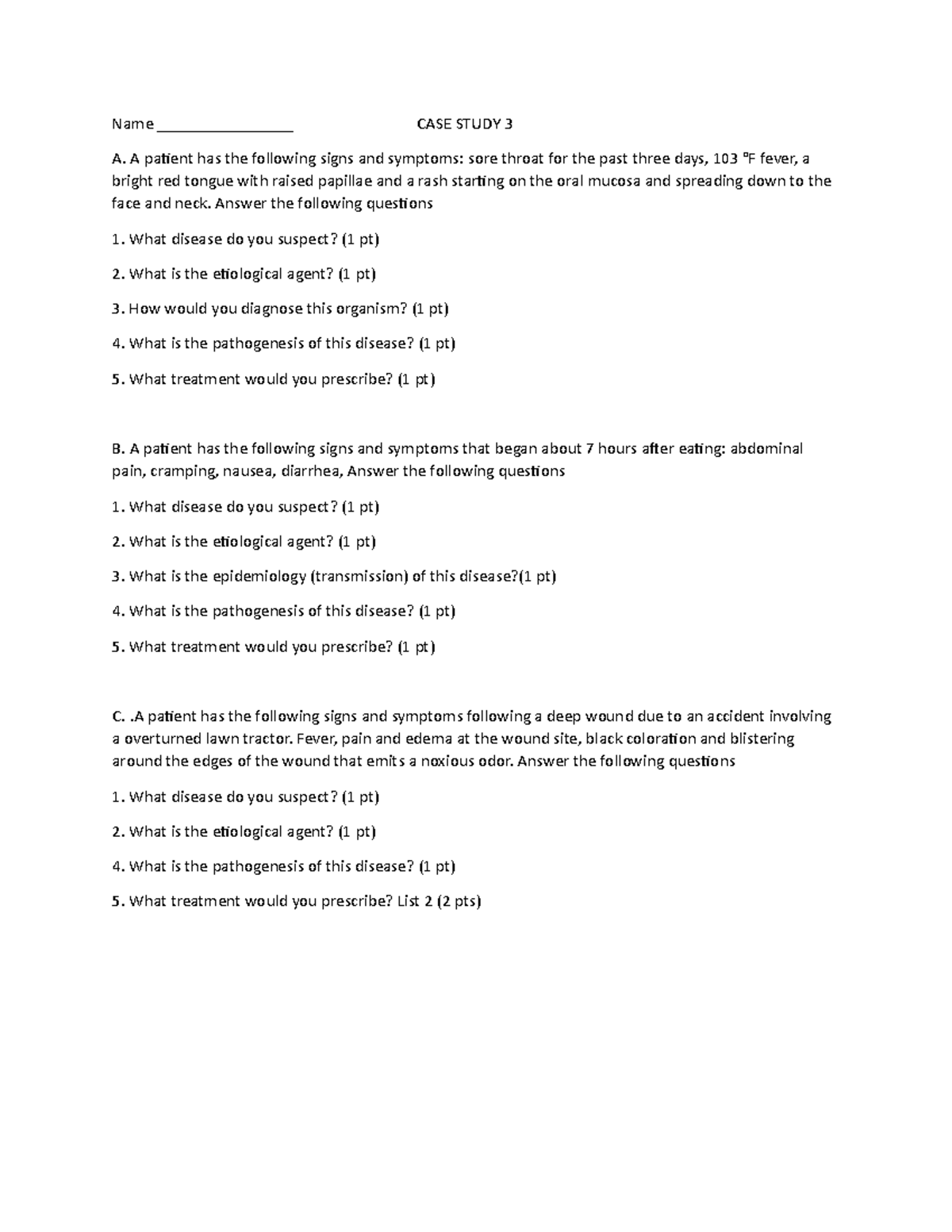 Case Study 3: Patient Symptoms and Diagnoses in Clinical Practice - Studocu
