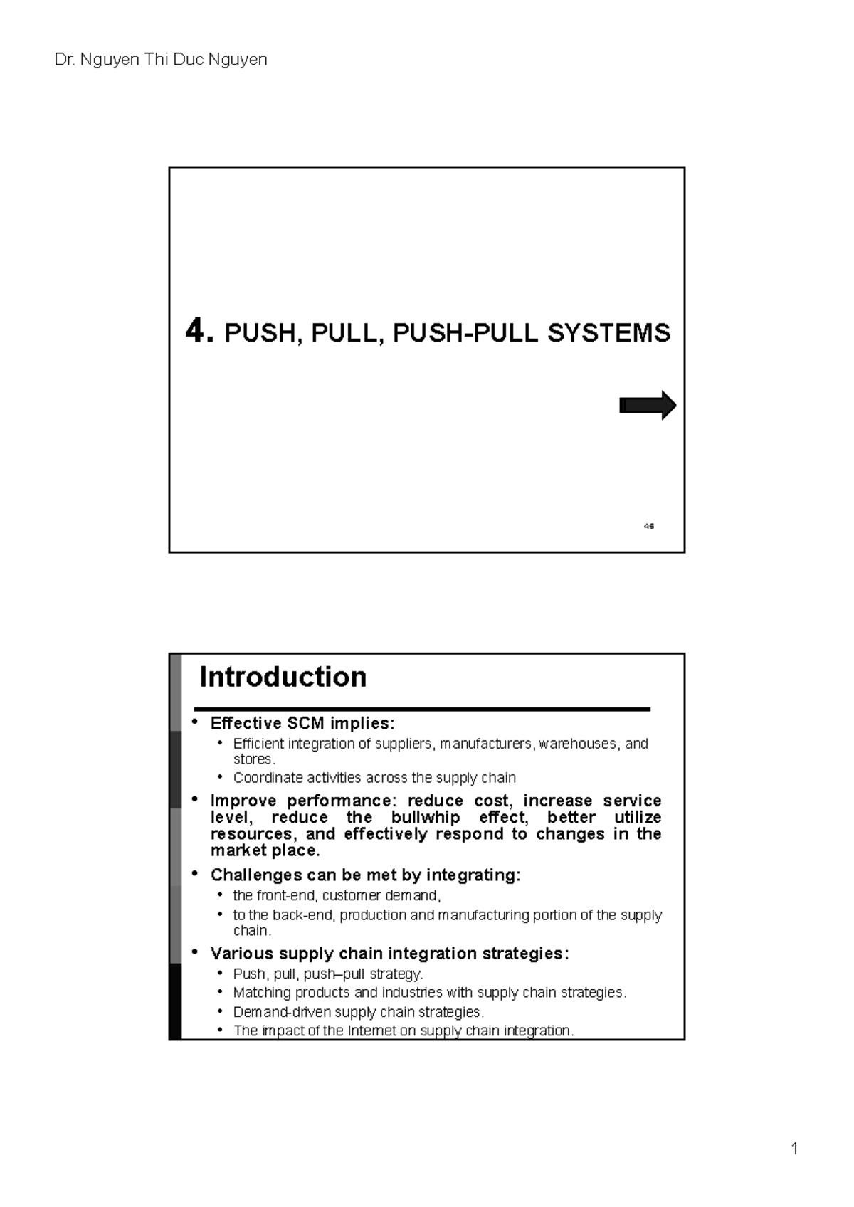 2019 Jun-SCM-N-2-value of information-Part 2 - 4. PUSH, PULL, PUSH-PULL ...