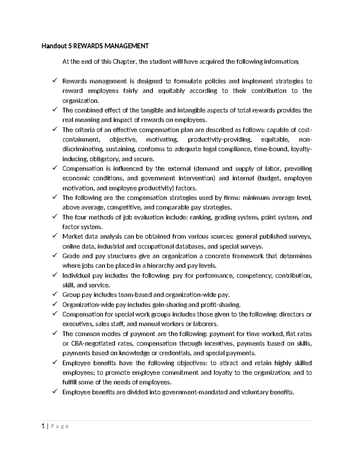 Handout 3: Training and Development Strategies for Modern Organizations ...