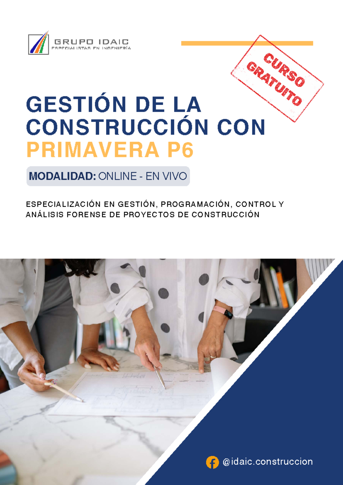 Brochure: Gestión de la Construcción con Primavera P6 - Online Live ...