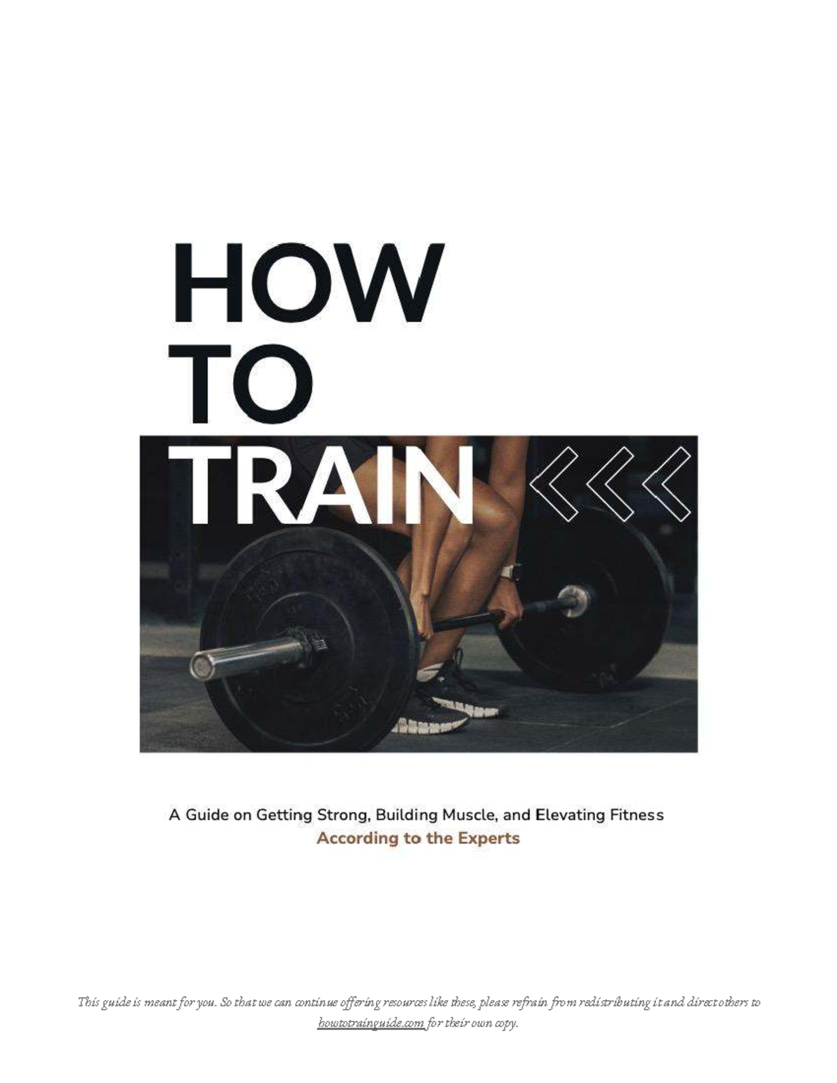 Expert Insights on Training: A Guide to Optimize Your Exercise - Studocu