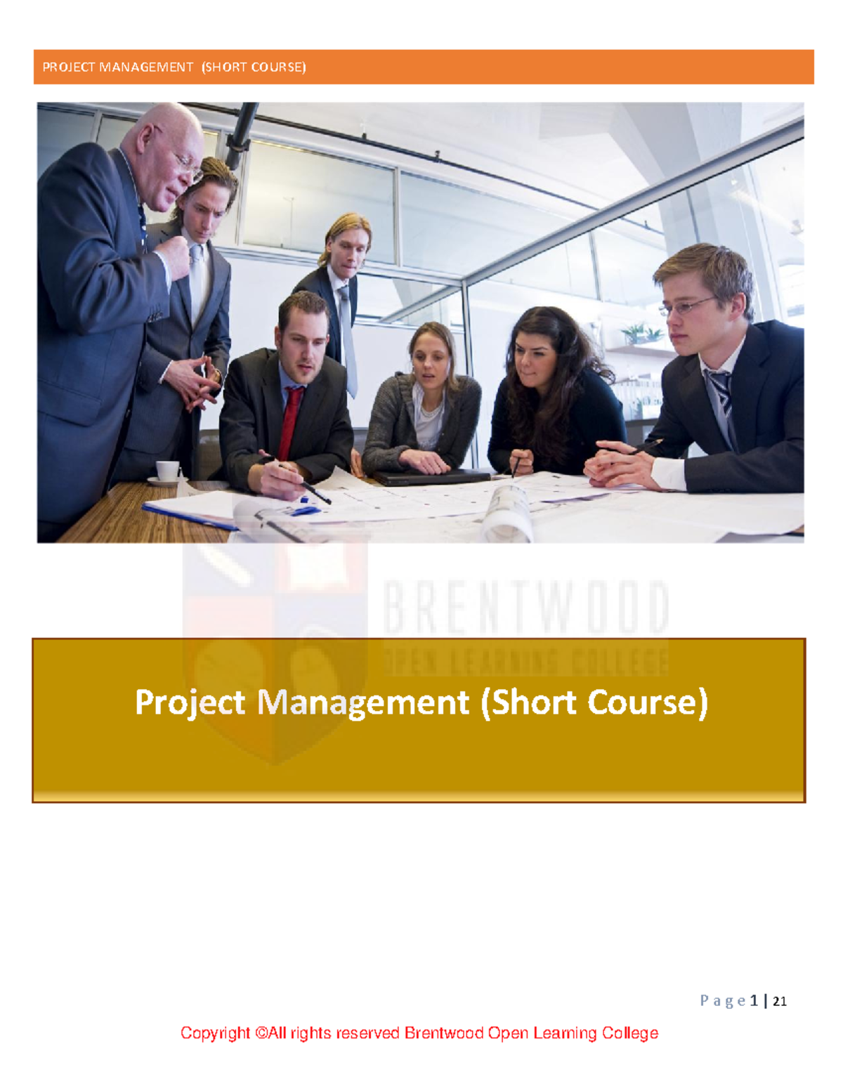 PROJECT MANAGEMENT (SHORT COURSE): Key Concepts and Techniques - Studocu
