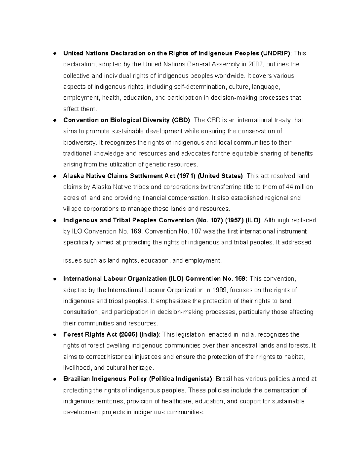 UNDRIP & Global Indigenous Rights Policies: A Comprehensive Overview ...
