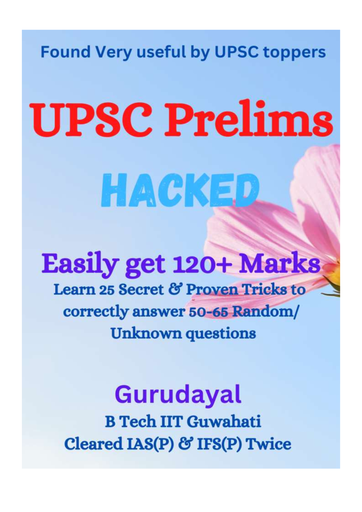 25 Proven Techniques for Scoring 120+ in UPSC Prelims - Studocu