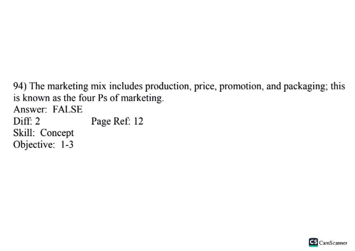 Ch 1 - Lecture Notes on Marketing Concepts and Principles - Studocu
