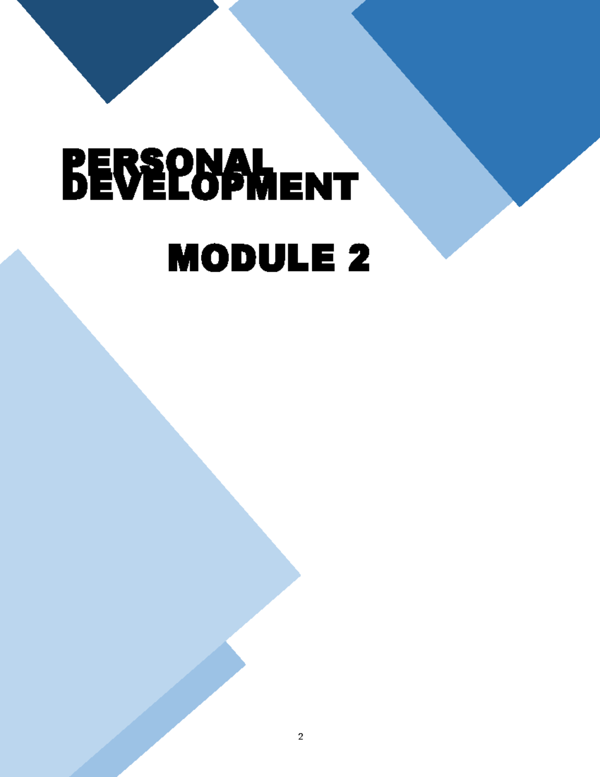 Grade 12 personal development module 2 what s new personal