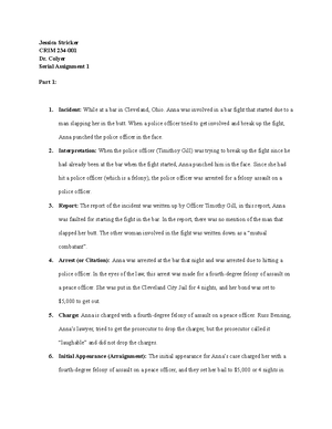 Final Exam Review Sheet: Key Concepts for CRIM 232 - Studocu