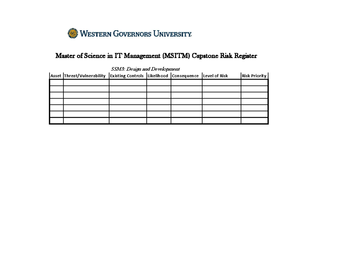 Risk Register - C498 - Asset Threat/Vulnerability Existing Controls ...