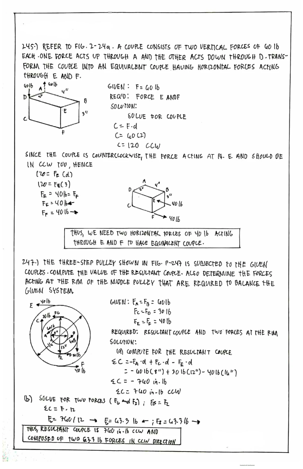 Lesson 1: Fundamental Concepts of Statics of Rigid Bodies - Lesson 1 ...