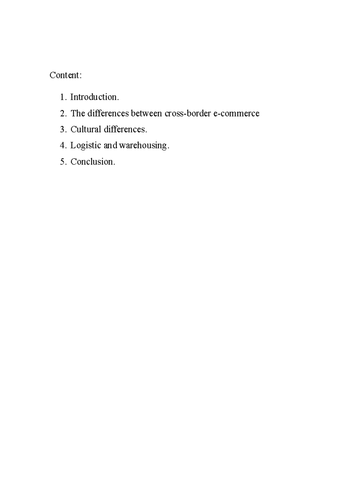 Cbec Final Report: Key Insights on Cross-Border E-Commerce - Studocu