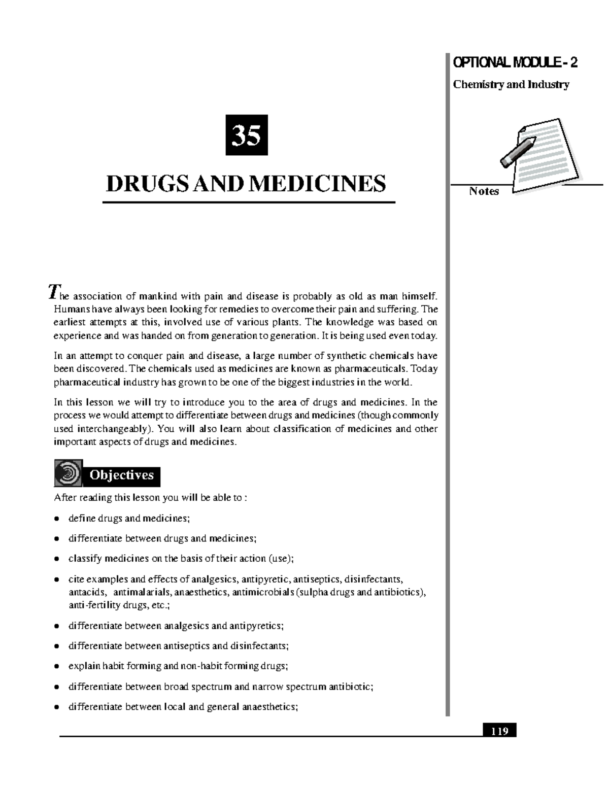 Medicine and Drug Chemistry: Module 2 Study Notes - Studocu