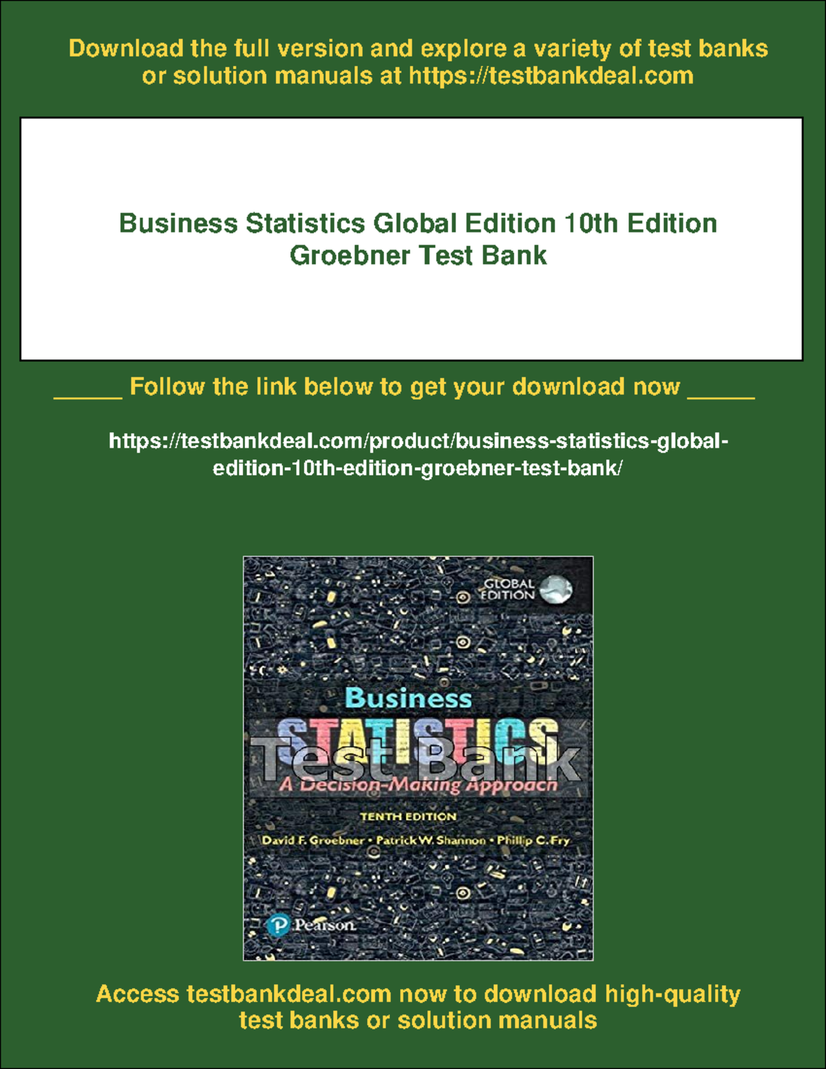 10250 - Business statistics global edition 10th edition groebner test ...