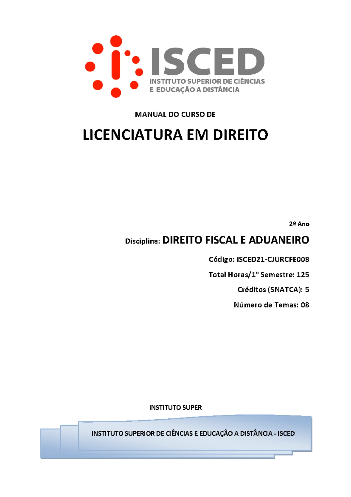 Trabalho Teórico e Prático em Direito Fiscal Aduaneiro 20242023 - Studocu