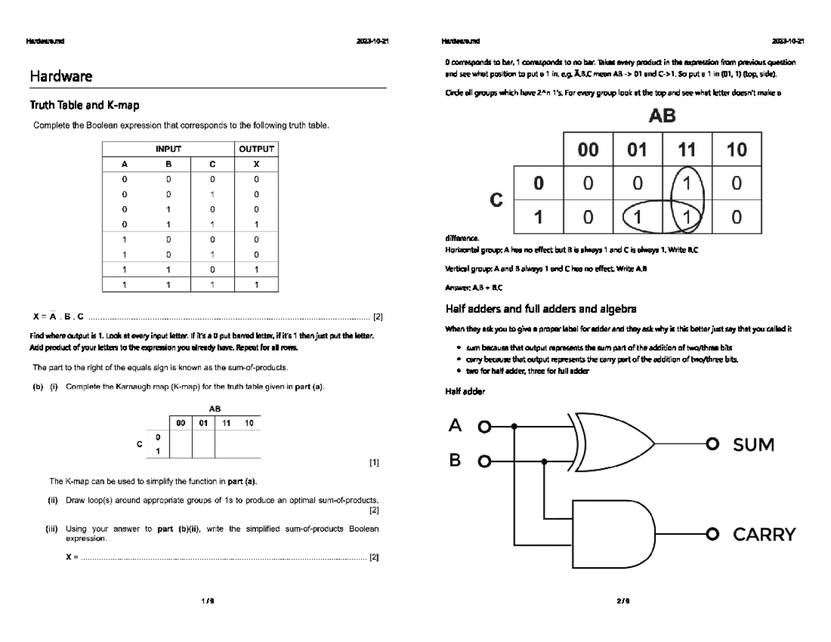 Hardware Note - Hardware Hardware 0 corresponds to bar, 1 corresponds ...