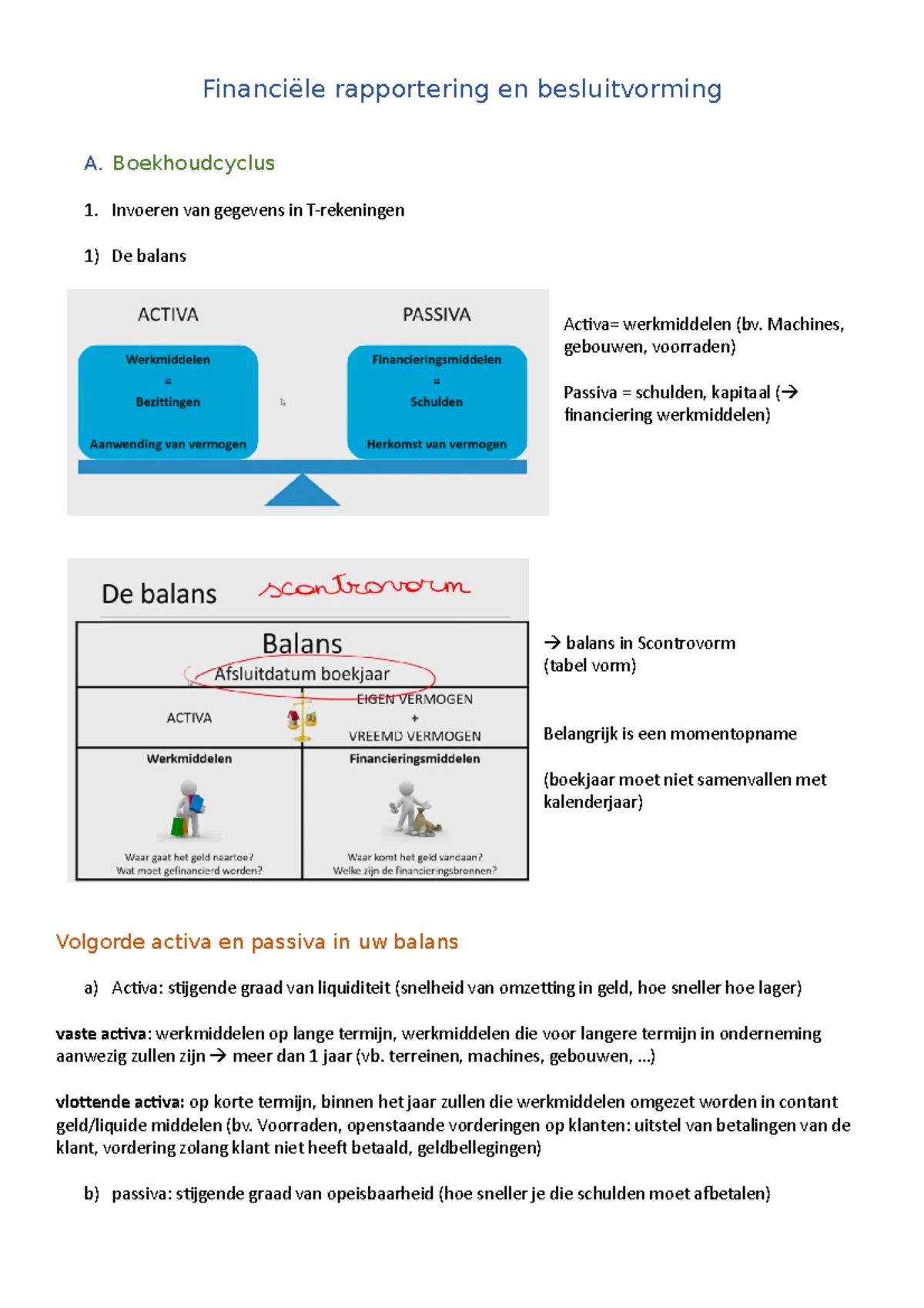 Formules financiële rapportering en analyse - FORMULES FINANCIËLE ...