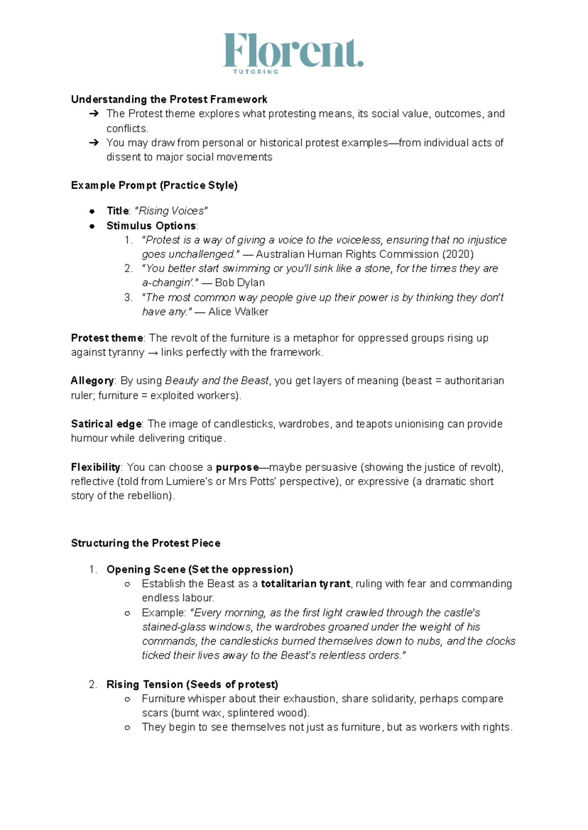 Understanding the Protest Framework: A Creative Exploration of Dissent ...