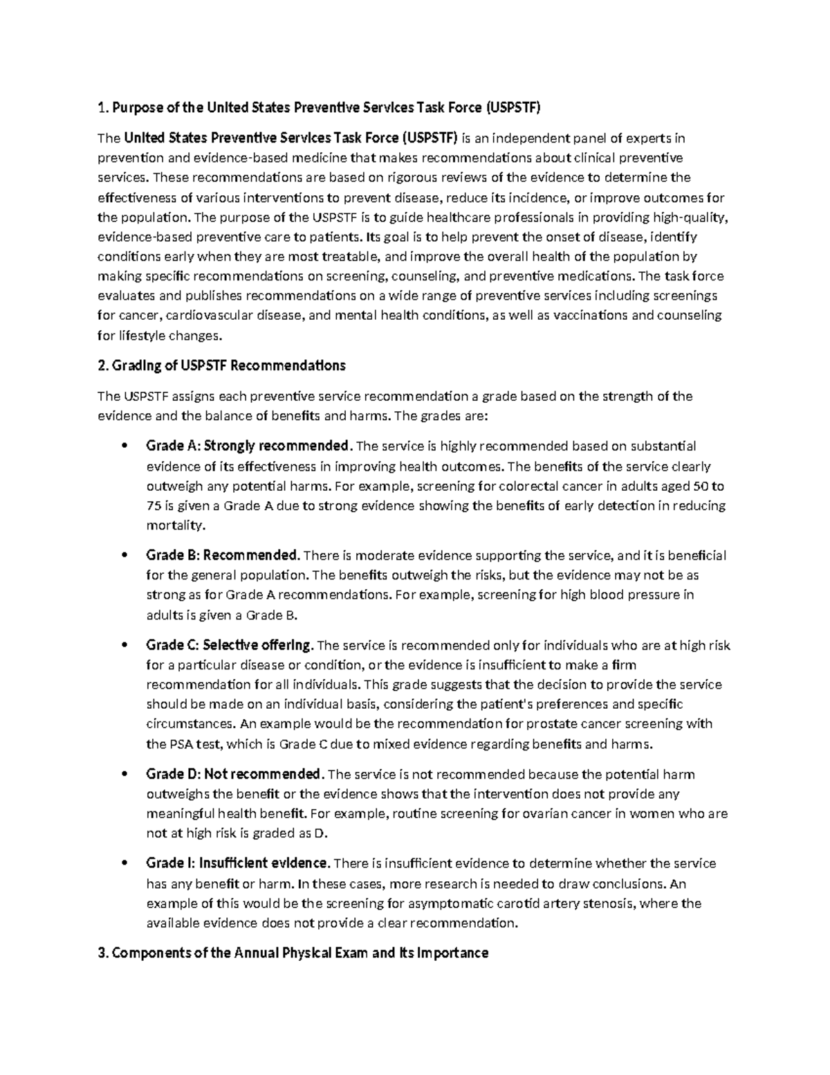 Nurs 6339 Case Study: Evaluating Preventive Care Recommendations - Studocu
