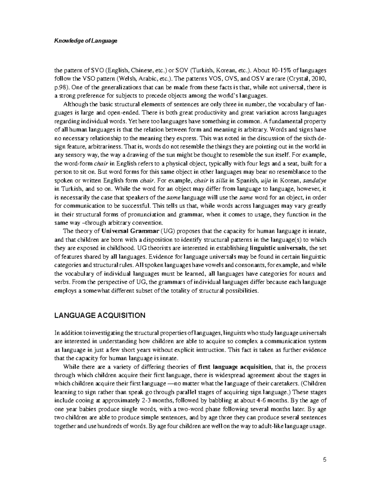 Applied Linguistics for Teachers: Language Patterns and Acquisition (AL ...