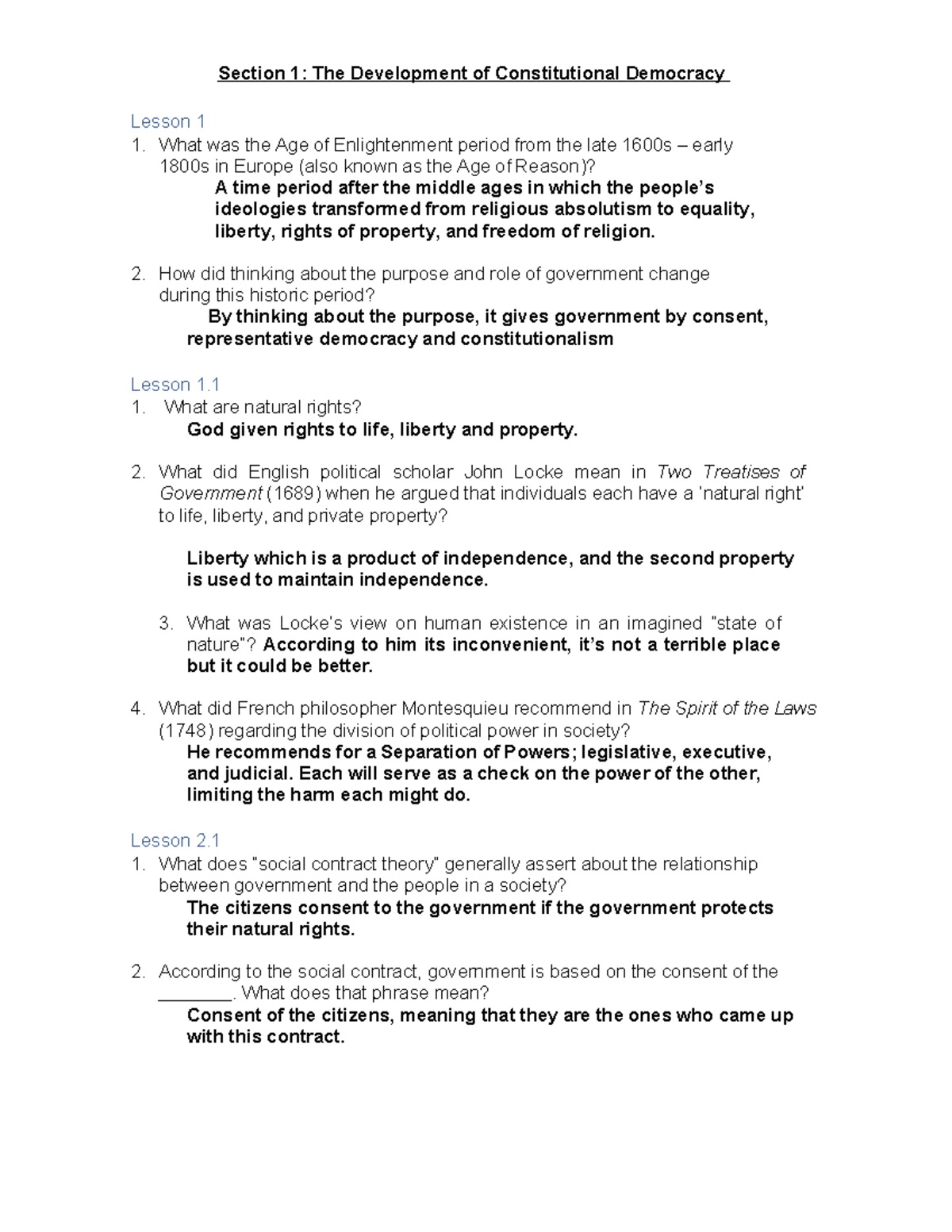 WGU C963: American Politics Study Guide - Key Principles & Concepts ...