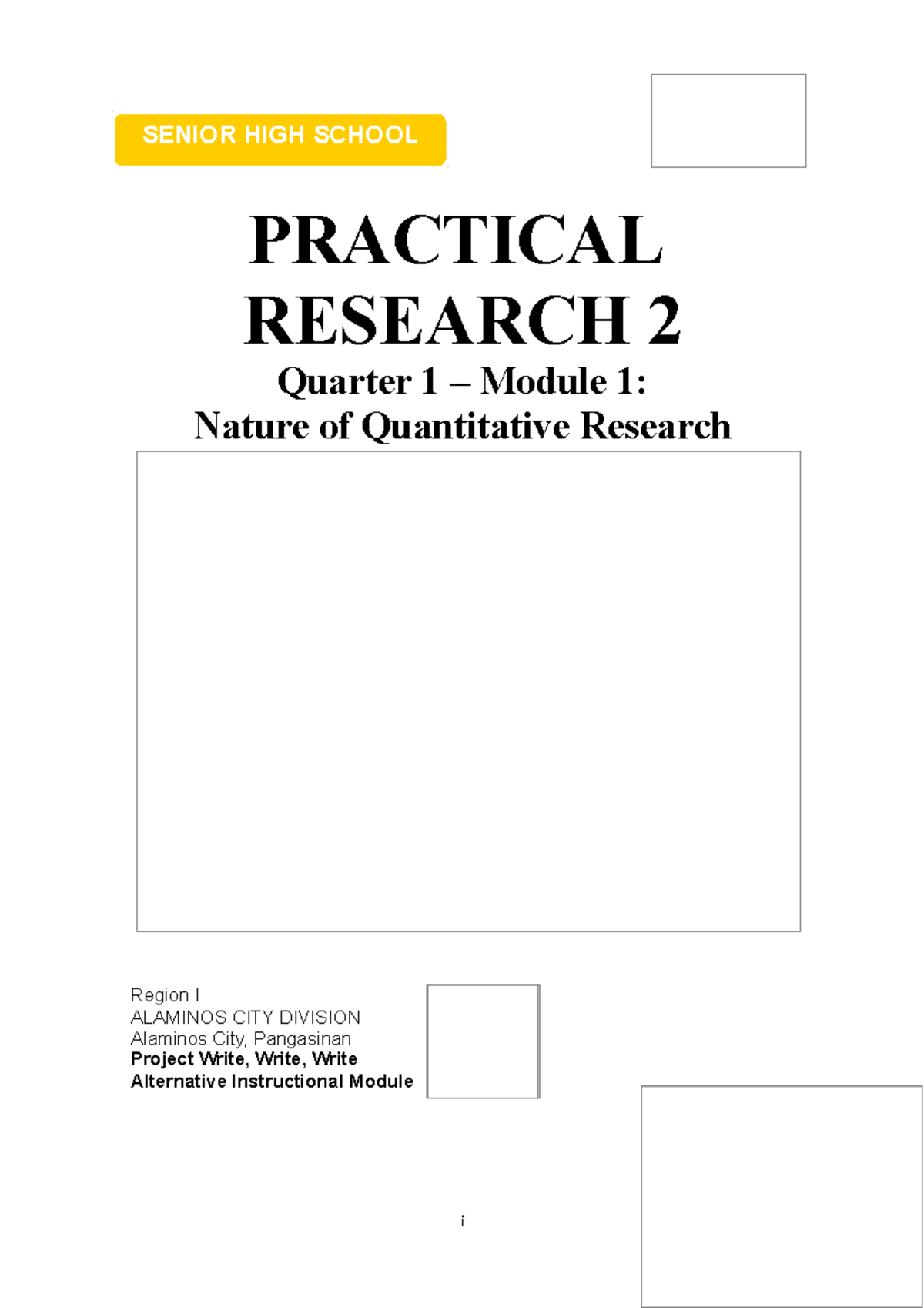 PR2 Q1 Module 1: Understanding the Nature of Quantitative Research ...