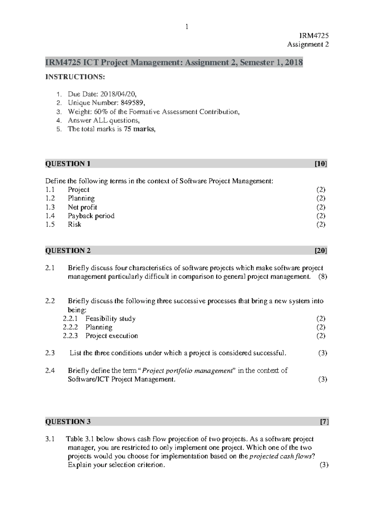 Itsea Assignment Overview and Guidelines - Studocu