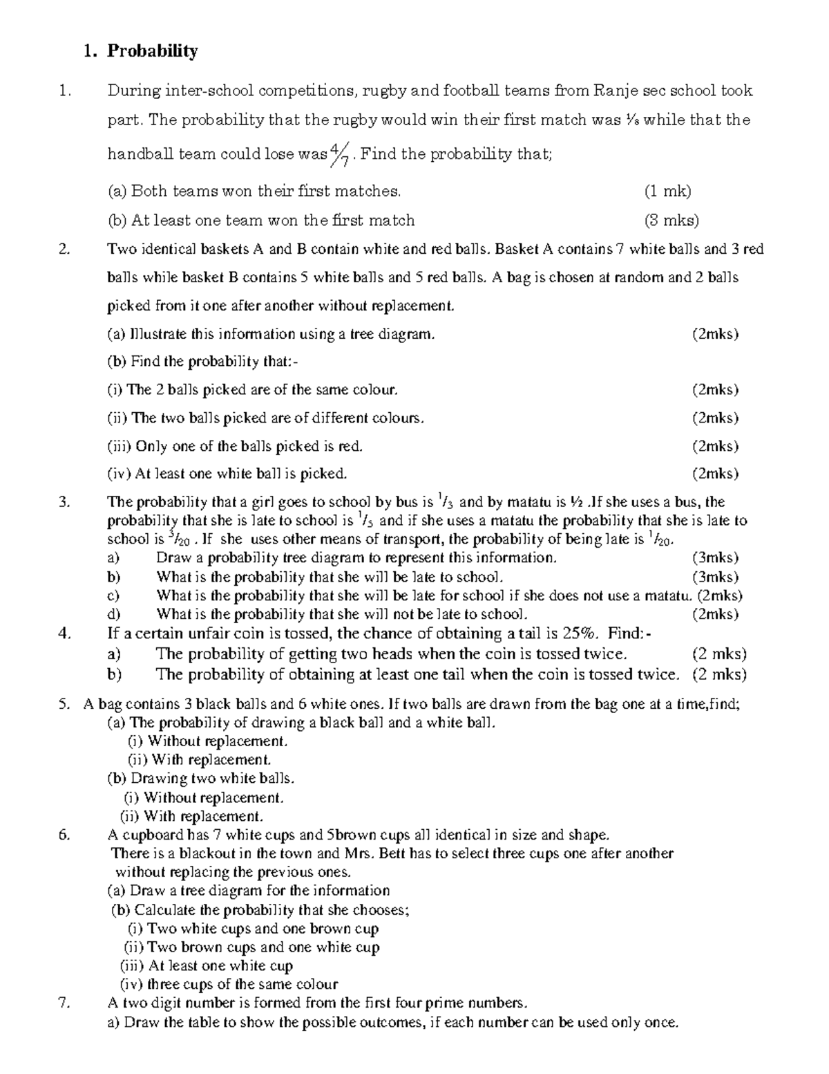Probability and Its Applications: Analysis and Exercises (Probability-Q ...