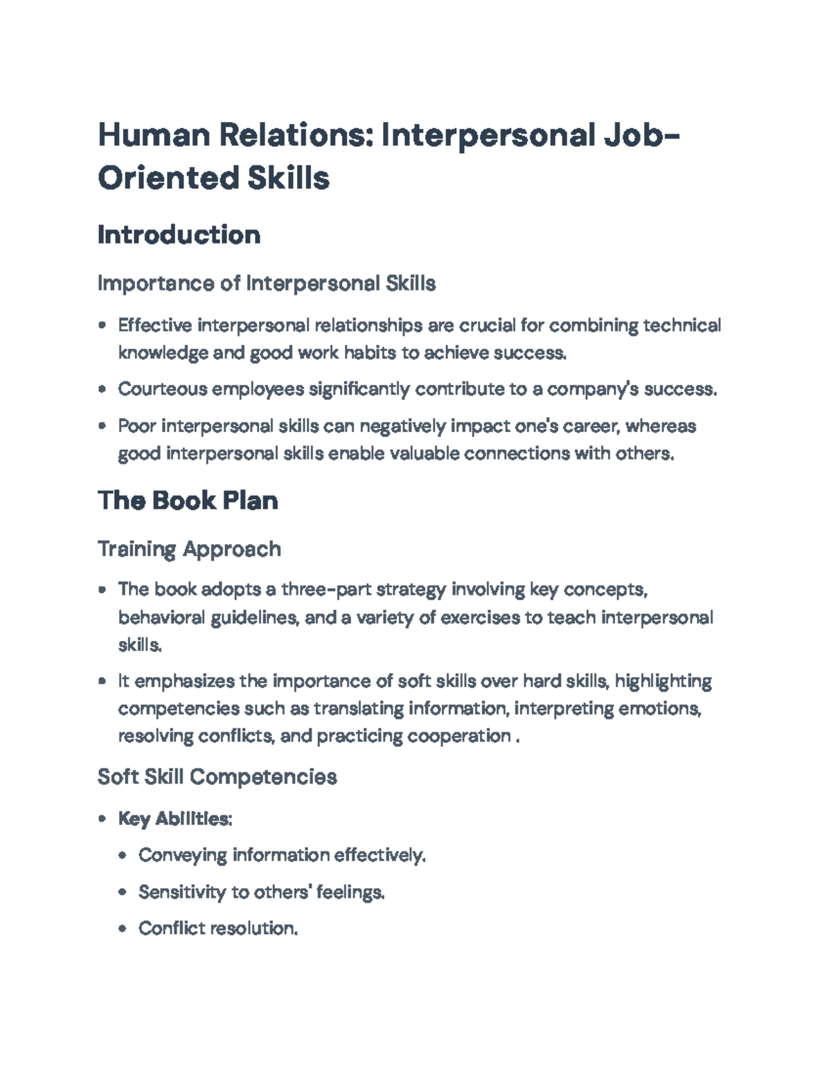 Interpersonal Skills Development: Strategies for Career Success - Human ...
